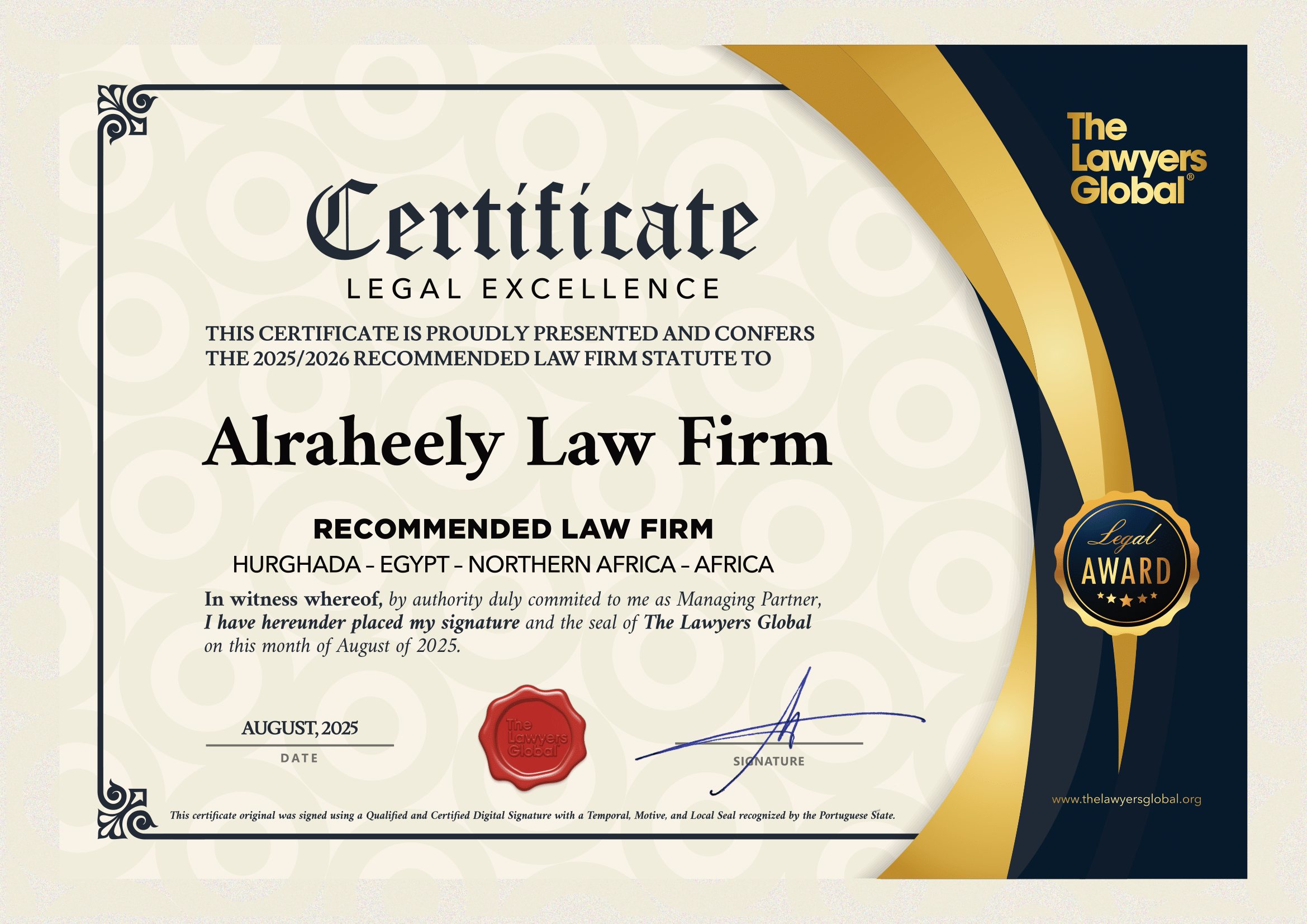 Outstanding Firm 2025